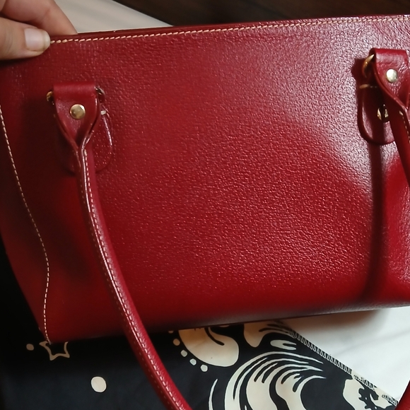 Kate Spade Red Leather Tote Bag - Picture 4 of 7
